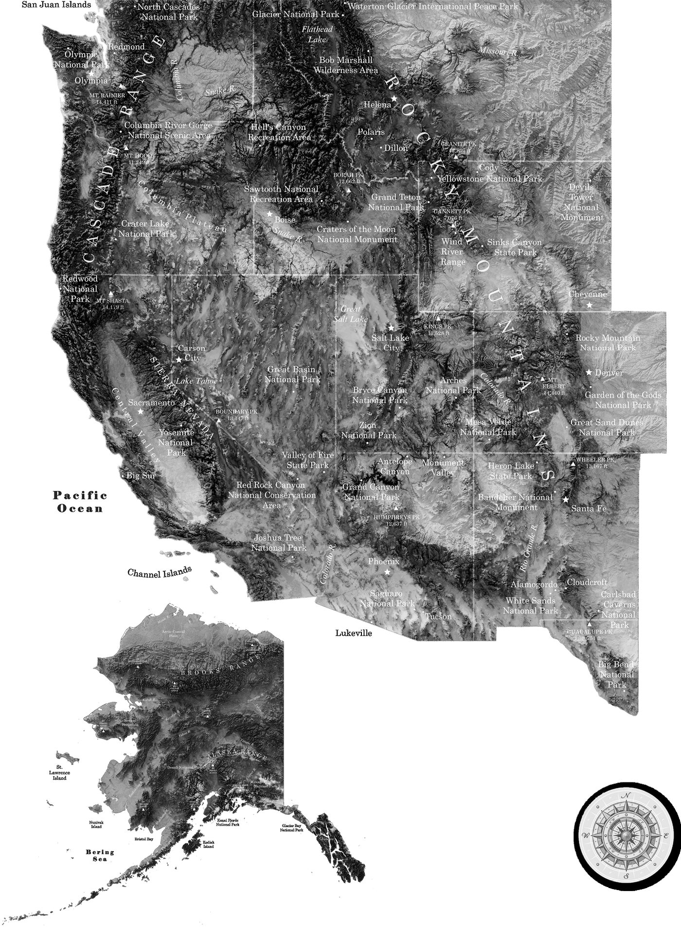 The map in the book